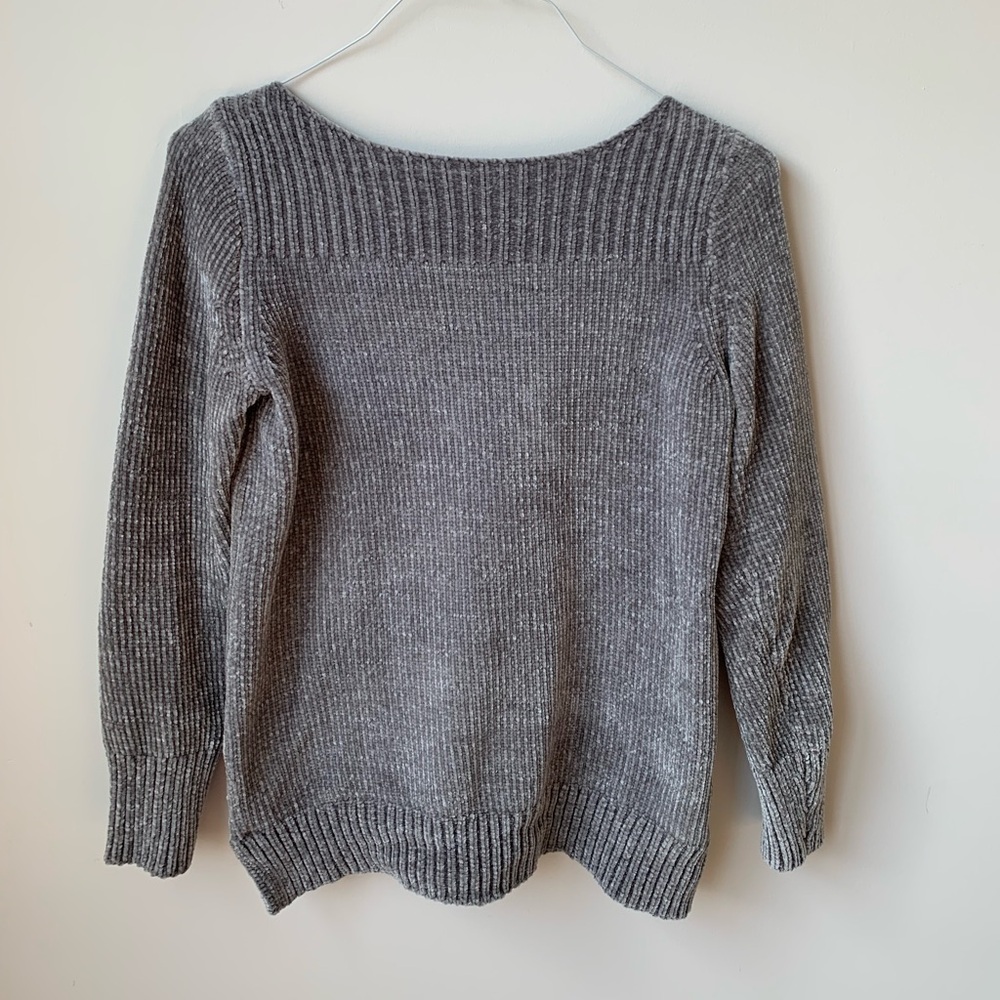 Loft Gray Soft & Heavy Sweater Size Medium